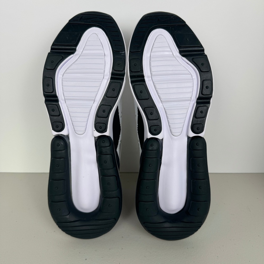 Nike Air Max 270 White Black Silver Running Shoes DQ7652-100 Women Size 8 NEW - Picture 6 of 16